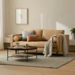 TUFTED LEATHER SOFA - SOFA003